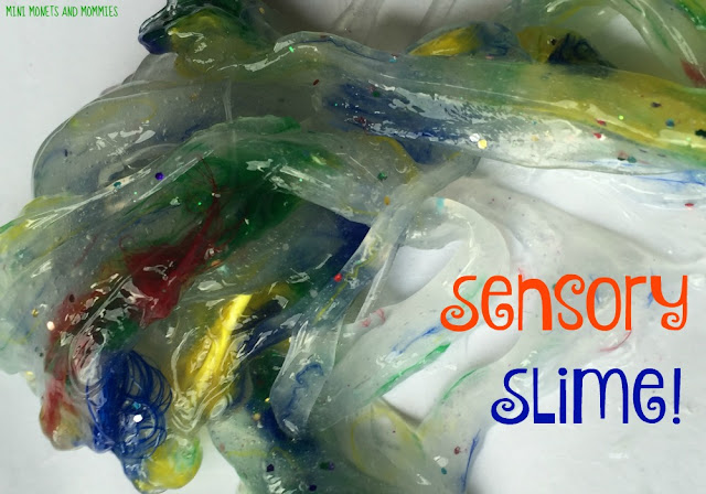 Sensory slime Feather craft