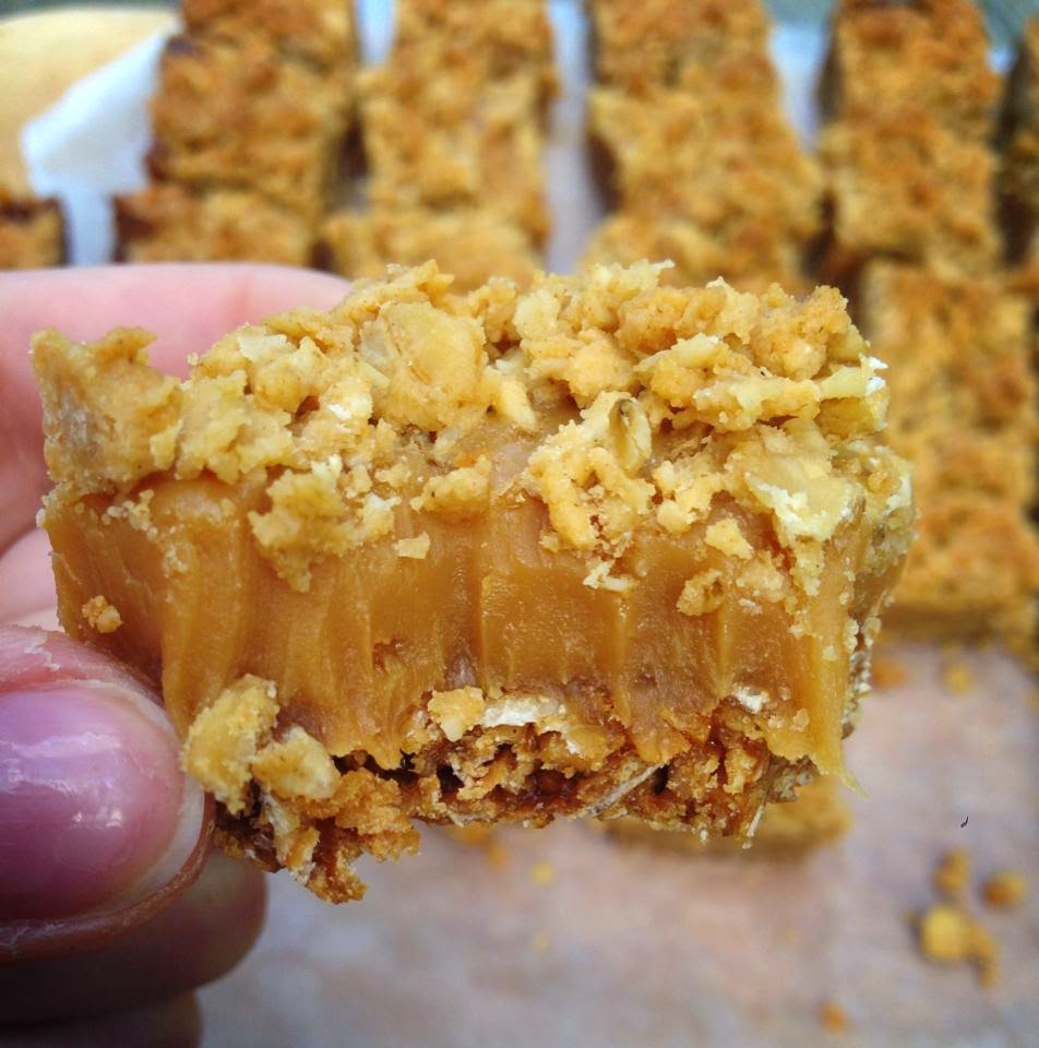 Charlie the Baker Oaty Caramel Anzac Slice Gluten Free
