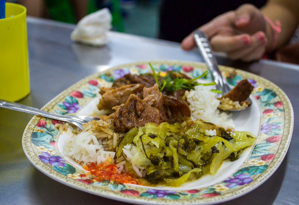 Pork and rice bangkok Bangkok street food rice and pork