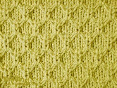 Mock Honeycomb Knitting Stitch Patterns