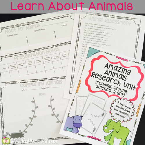 Turn your students into research experts with this Amazing Animal project that integrates reading, writing, science, and art. Turn your students into research experts with this Amazing Animal project that integrates reading, writing, science, and art.