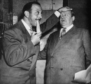 Mel Blanc, as Bugs Bunny, with Arthur Q. Bryan as Elmer Fudd