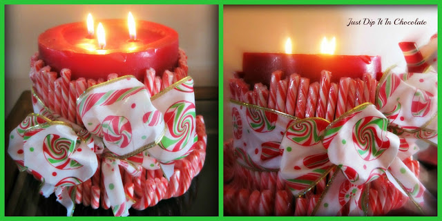 Chocolate christmas bar cocoa party candy holiday land coffee shindig easy covered peppermint parties go spoons bars amanda setting sticks Just Dip It In Chocolate: Decorating with Christmas Candy