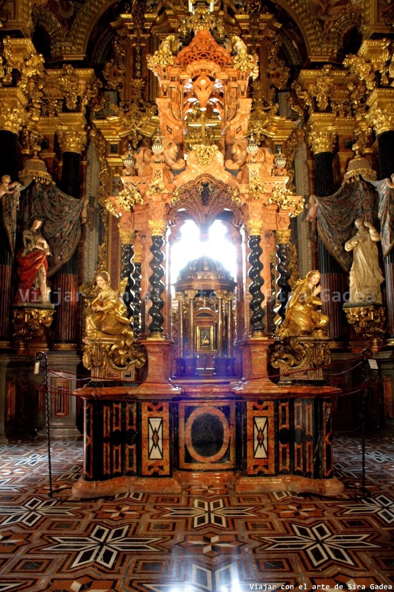 El sagrario y la sacristía de la Cartuja de Granada