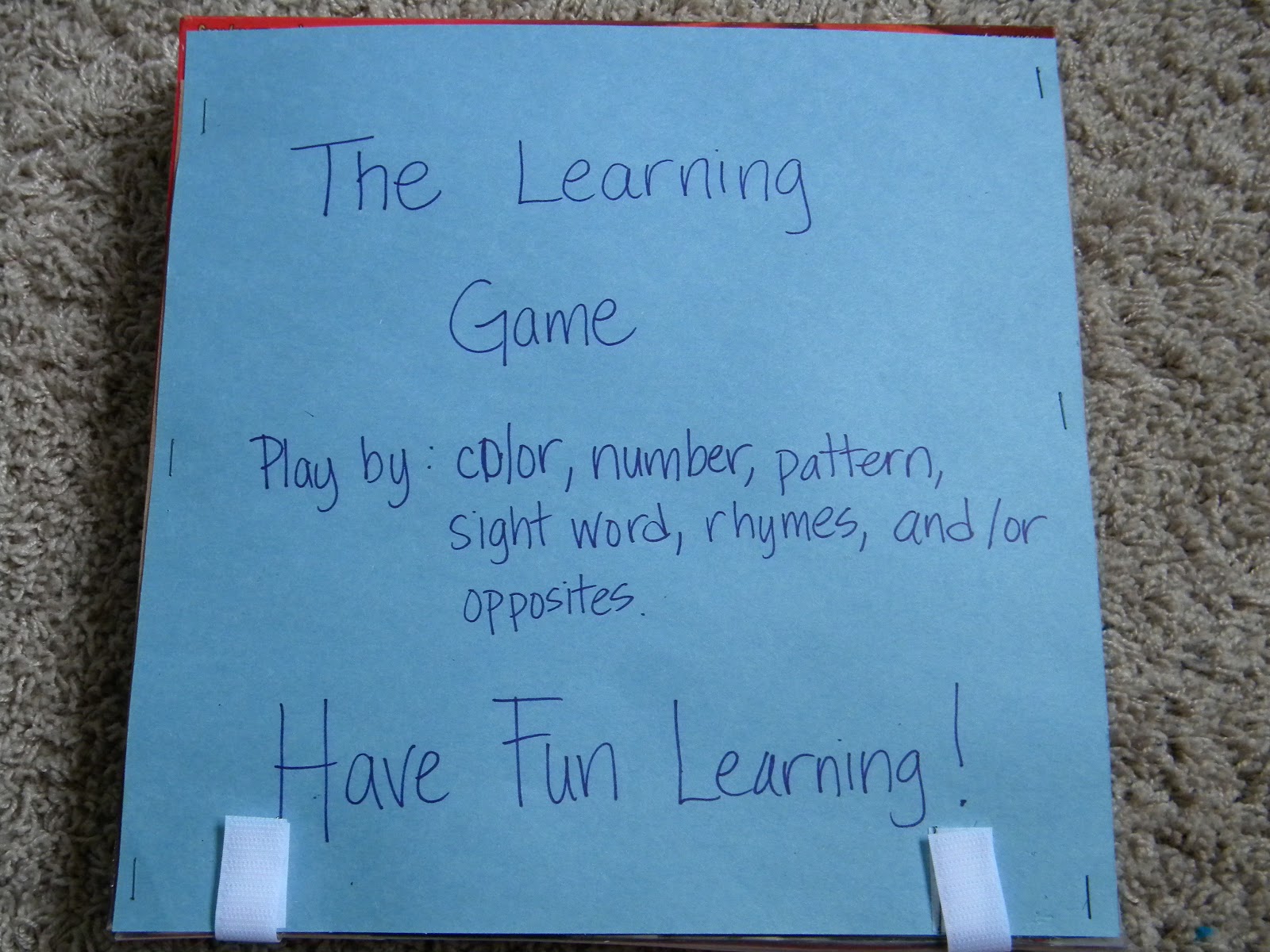 The Pretty Kitty Studio DIY Pizza Box Learning Game