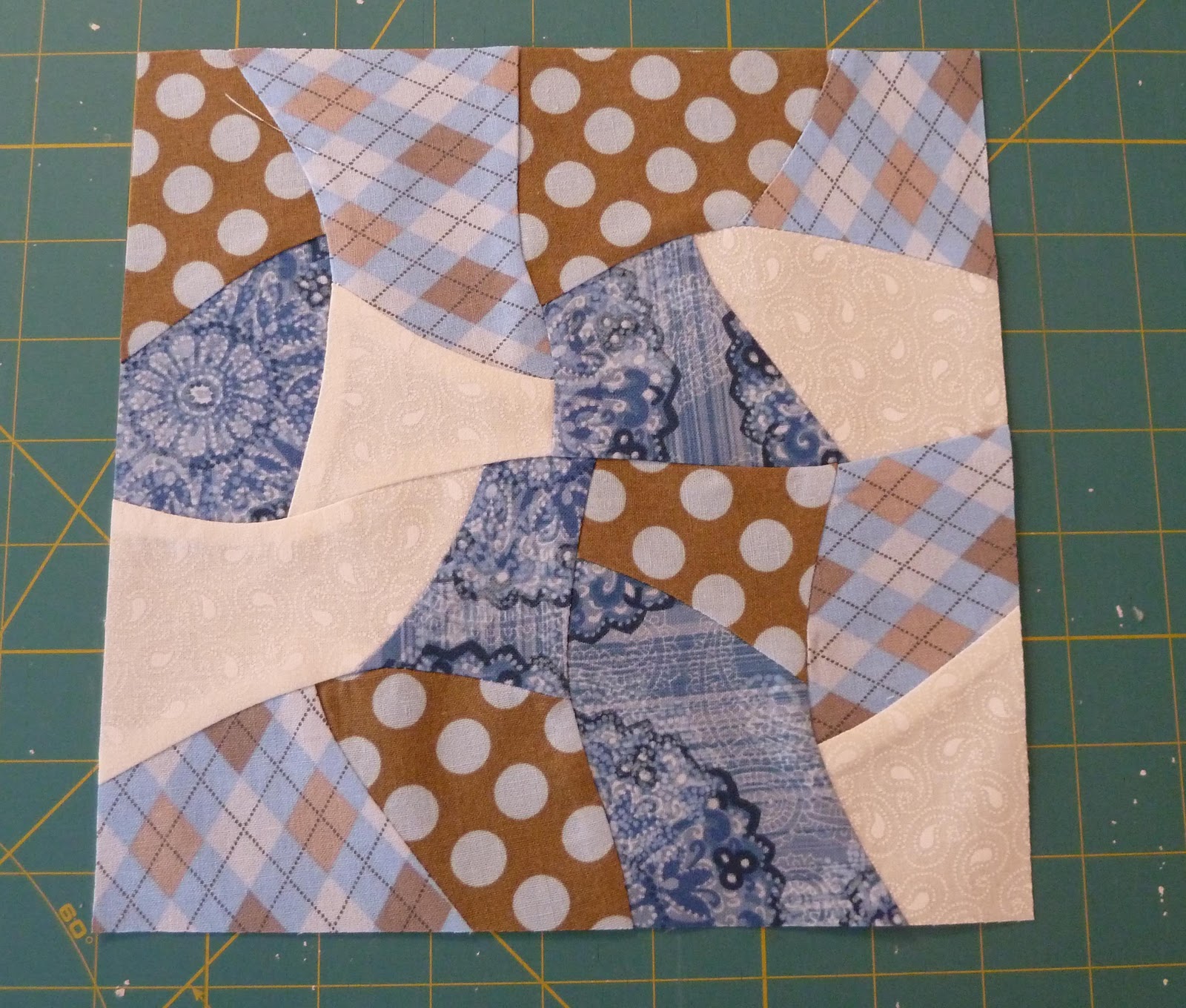 Quilt Evolution... Drunken SixteenPatch