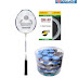 Cosco Badminton Racket + Replacement Grip + CBS 80 Gut @ Rs.337