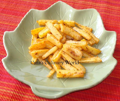 oven roasted parsnips