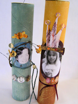 Recycled paper tubes