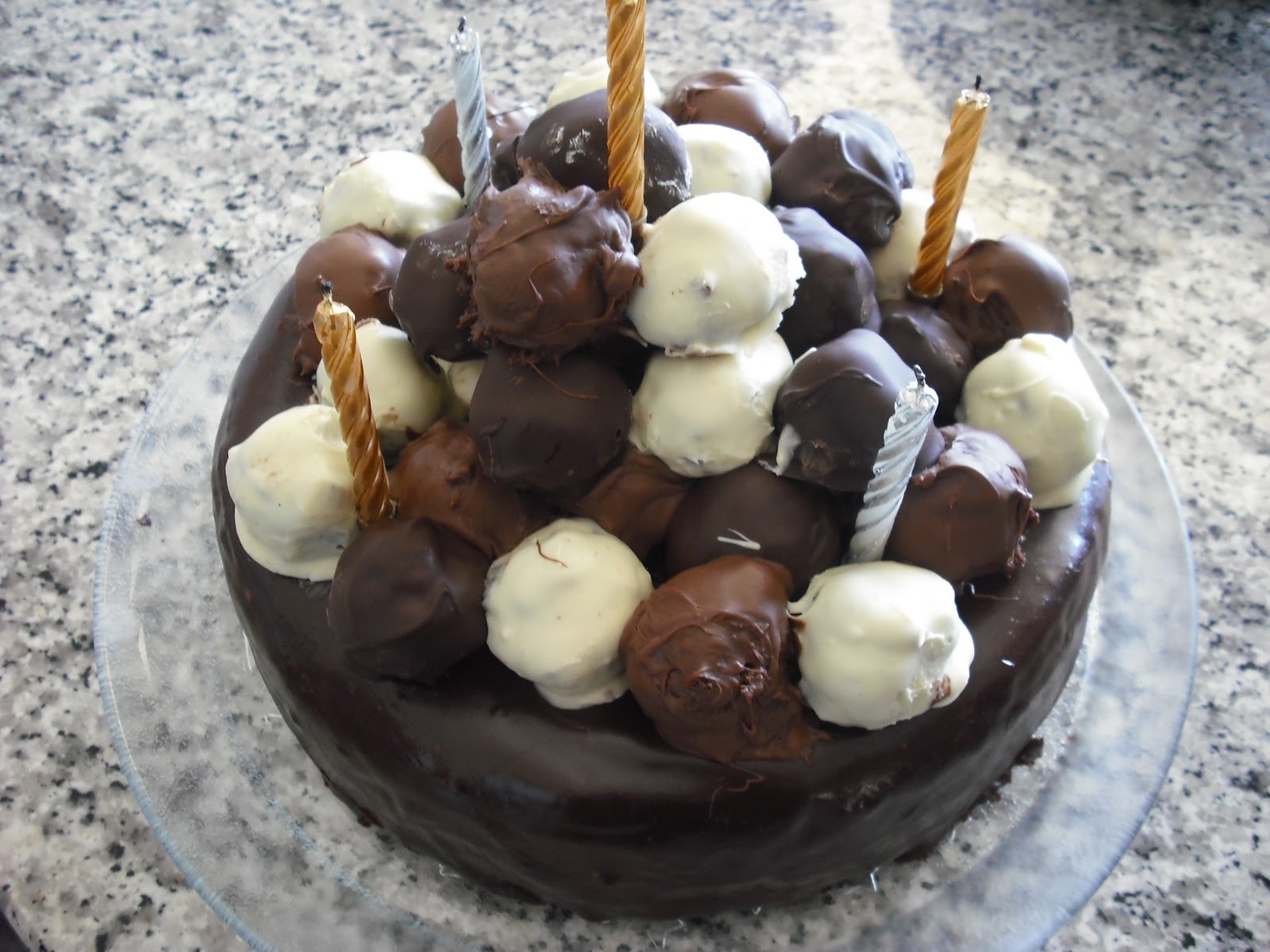 my garden feast Triple Chocolate Truffle Cake...