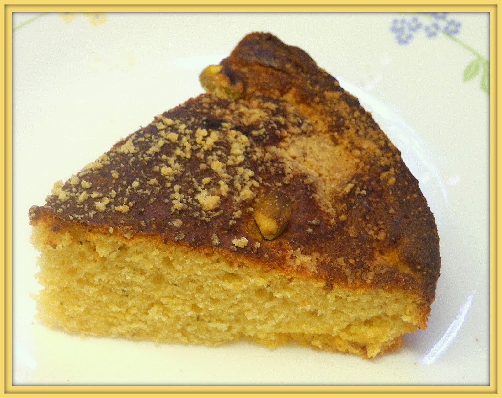 SunDried Tomato PistachioPolenta Cake THB