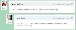 Permintaan untuk mengupload video Request Komentar
