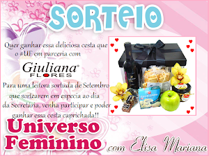 Sorteio com Giuliana Flores em especial Dia da Secretária...