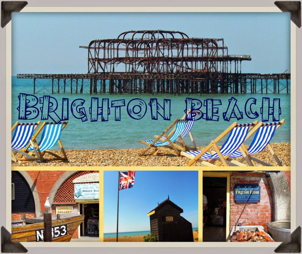 ORIGINAL ART by Paula Oakley Painting Brighton beach. Part 2