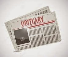 Obituary in Newspaper