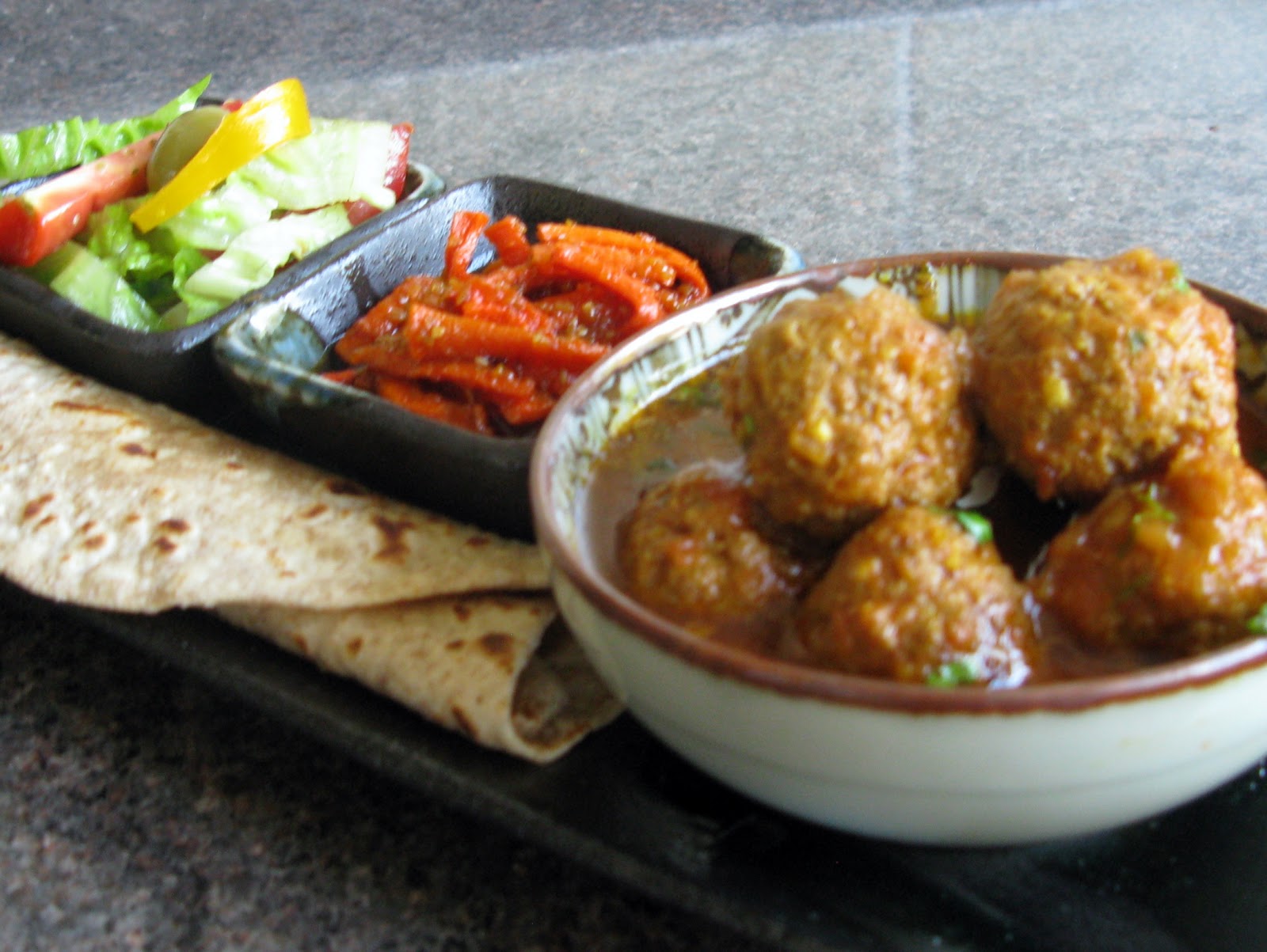 Chachi's Kitchen Tonight's supper Kebab / Kofta Curry