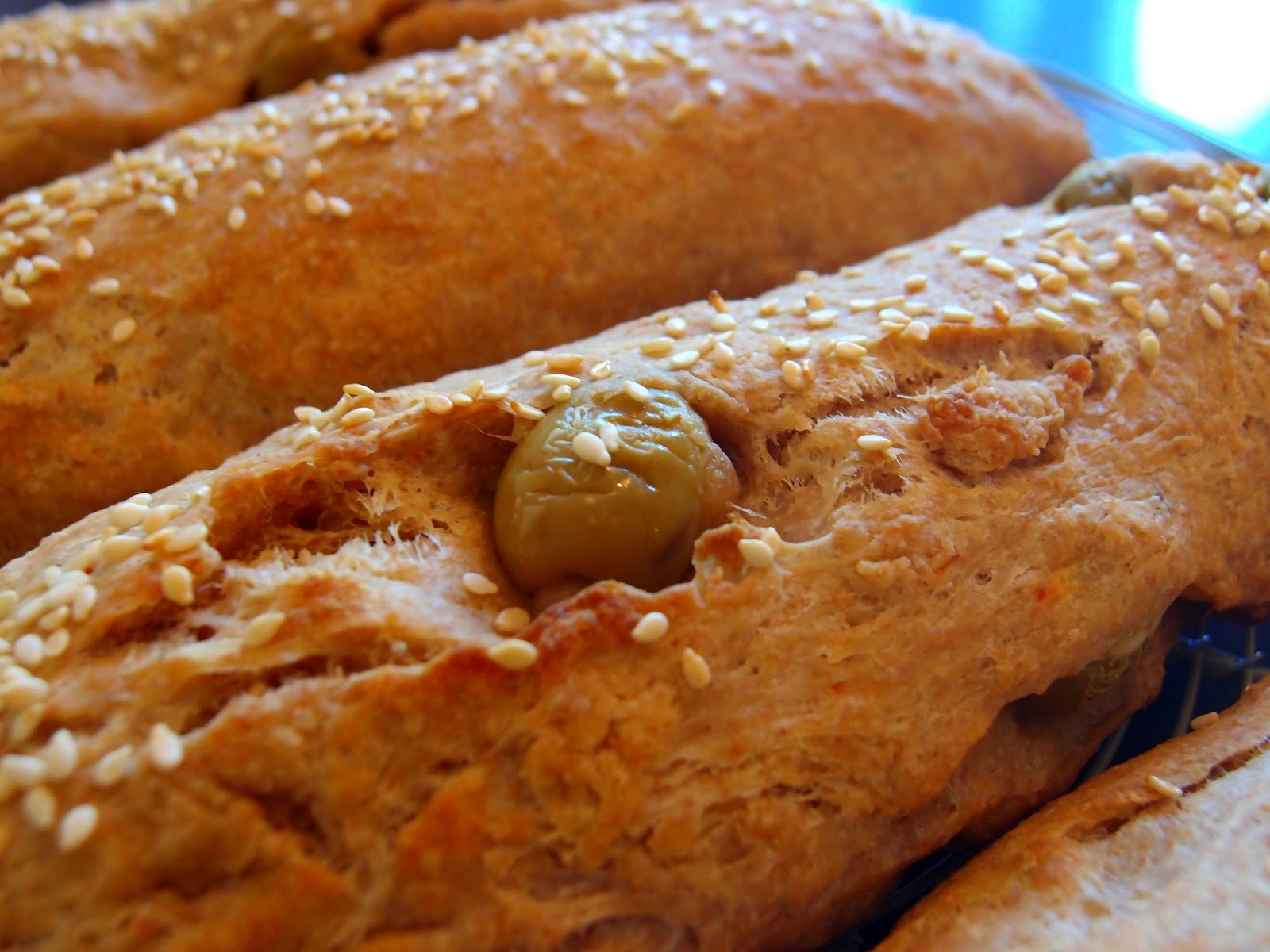 The VegHog Olive baguettes