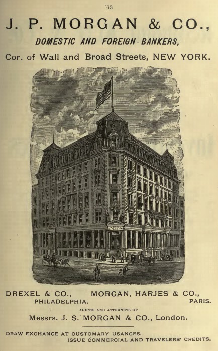 1898 Revenues: New York Bankers, Banks & Trusts: J. P. Morgan & Company