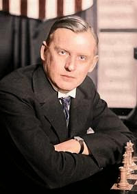 El excampeón mundial de ajedrez Alejandro Alekhine