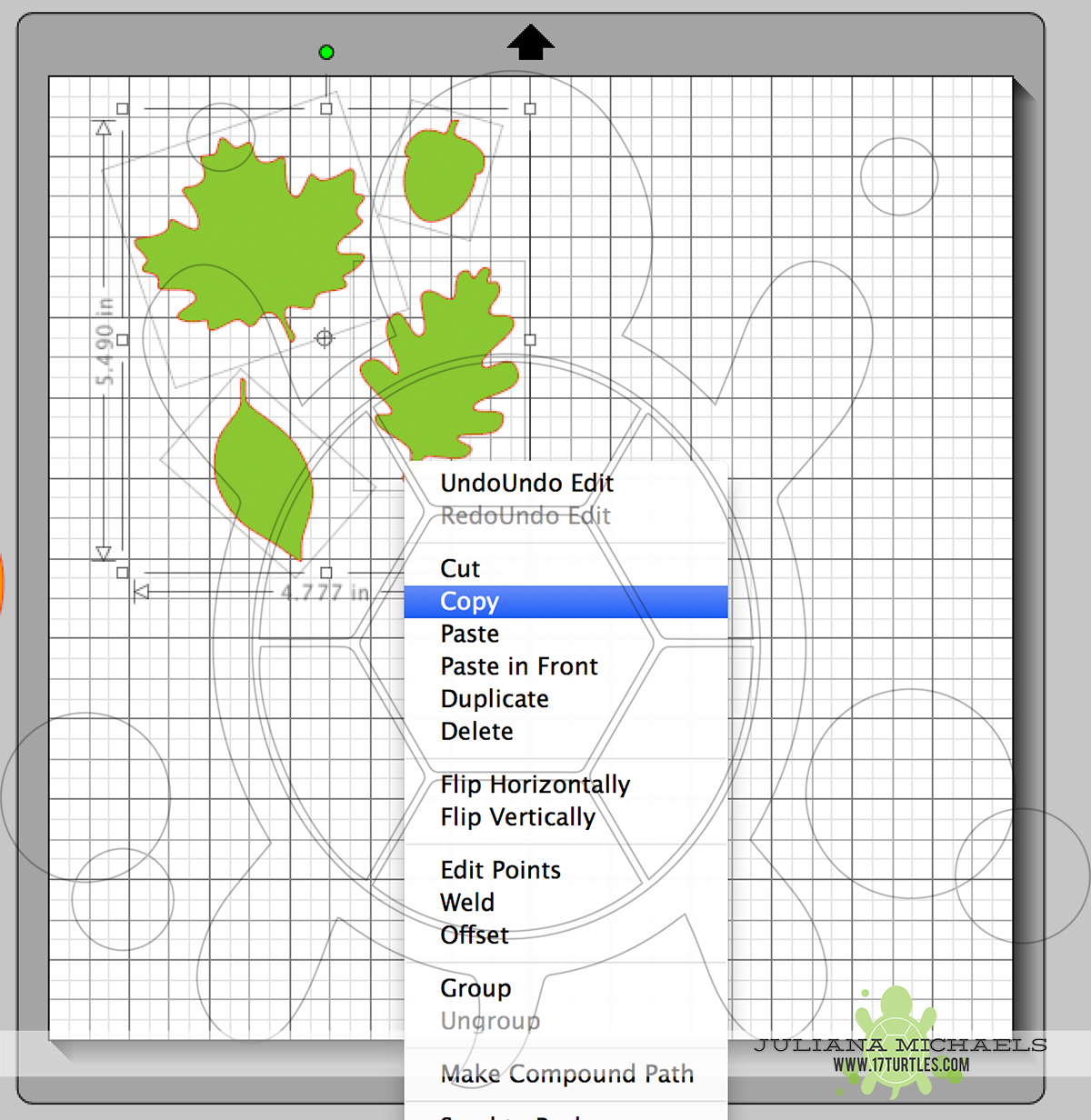 Four Ways to Use Leaves & Acorn Digital Cut File A Silhouette Cameo