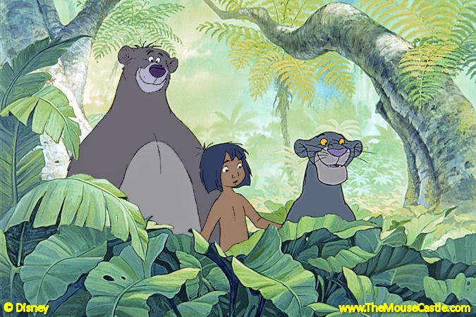 The Jungle Book - Baloo, Mowgli and Bagheera