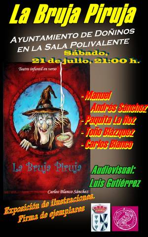 LA BRUJA PIRUJA MAÑANA SÁBADO EN DOÑINOS