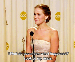 Jennifer Lawrence Oscars 2013 fall
