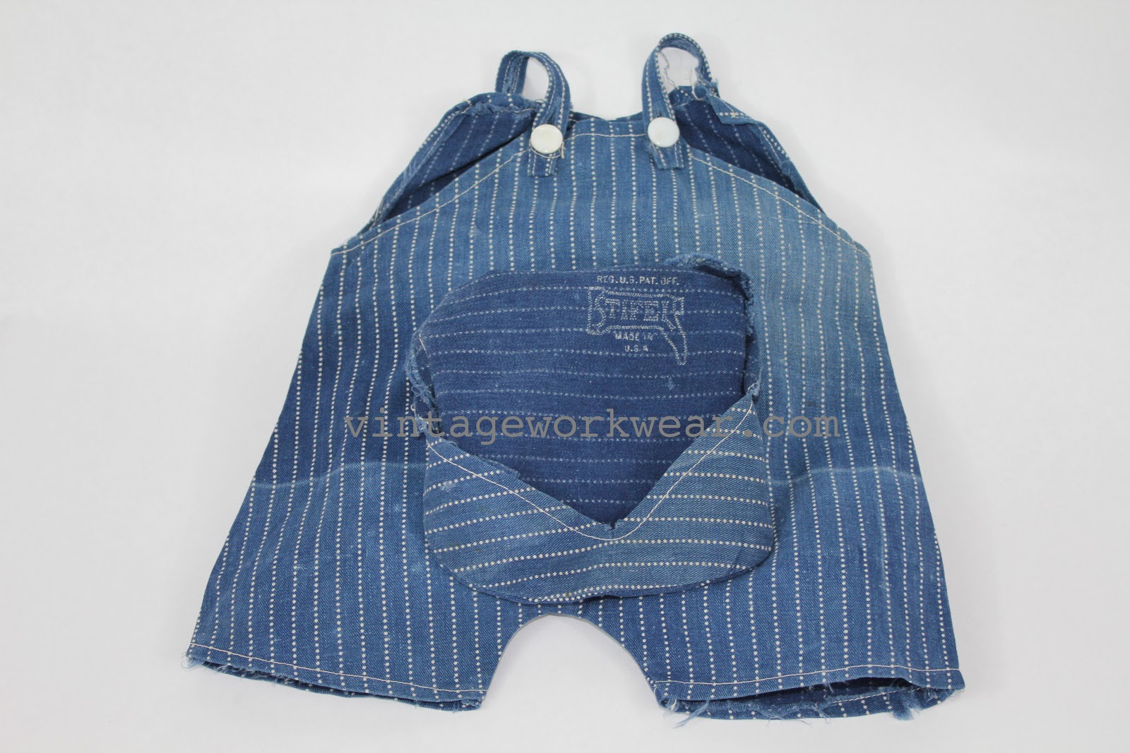 vintage workwear STIFEL INDIGO CLOTH OVERALLS
