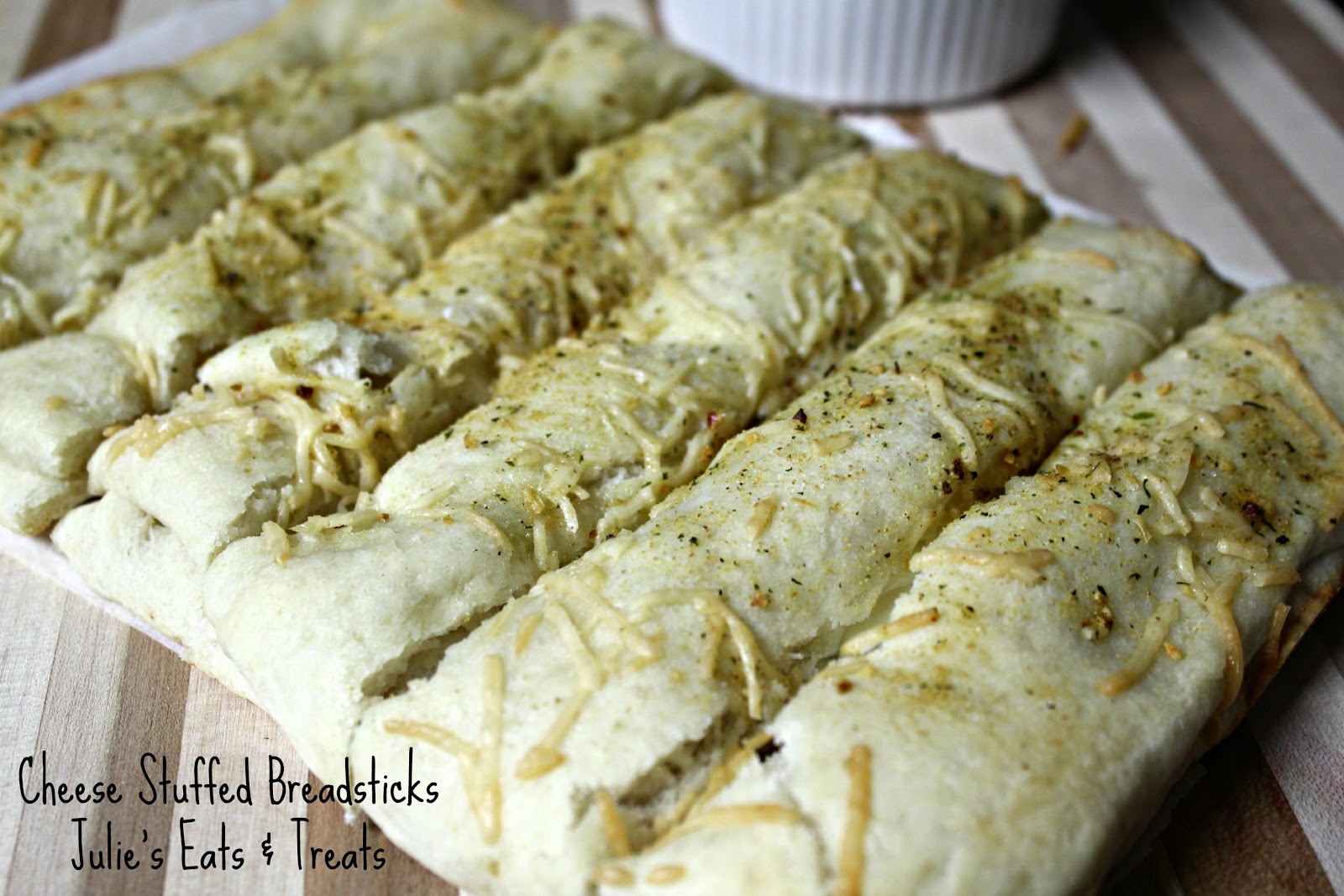 Cheese Stuffed Bread Sticks Julie's Eats & Treats