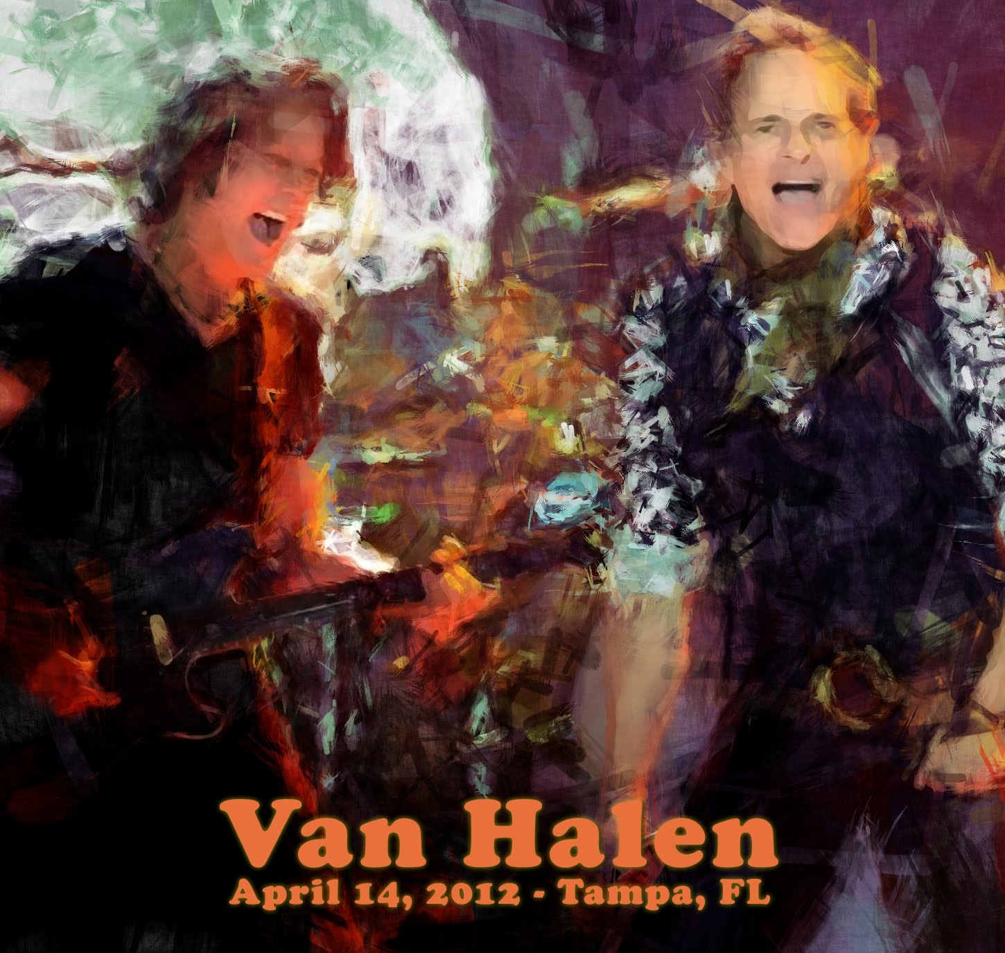 Van Halen - Live at Bay Times Forum, Tampa, 14 April 2012 (CD & Covers