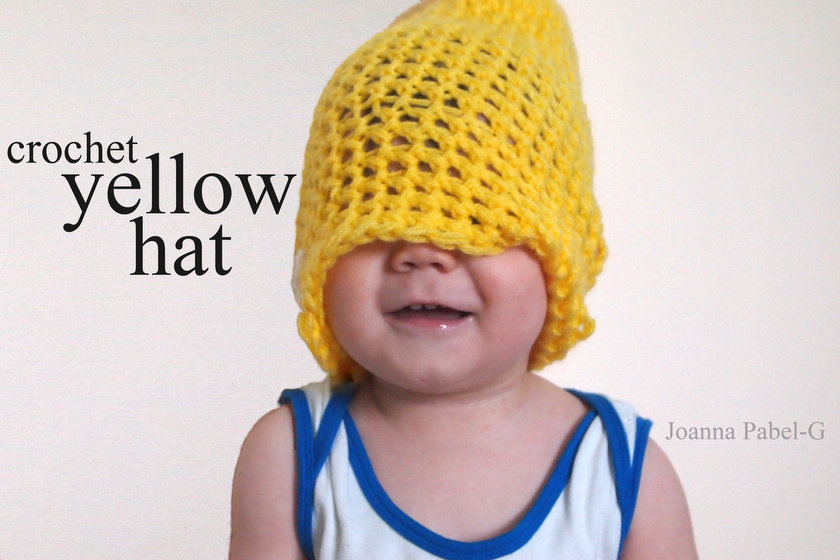 Be Creative Mummy / UK lifestyle Blog / Crafts Crocheted yellow hat