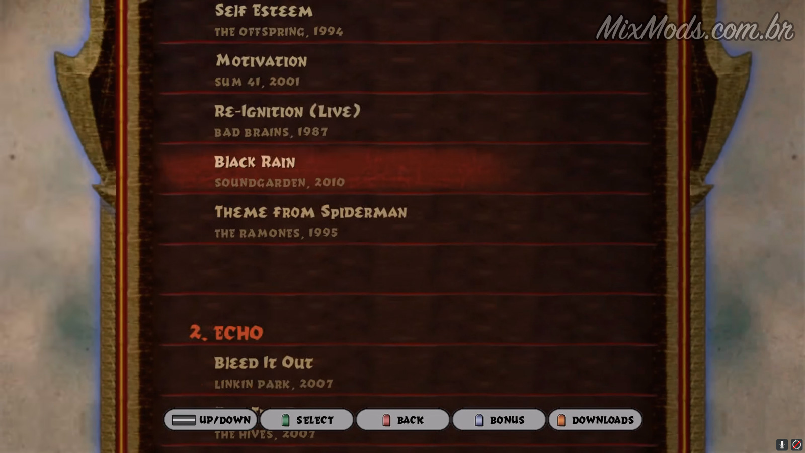 GH3 Setlist! : r/GuitarHero