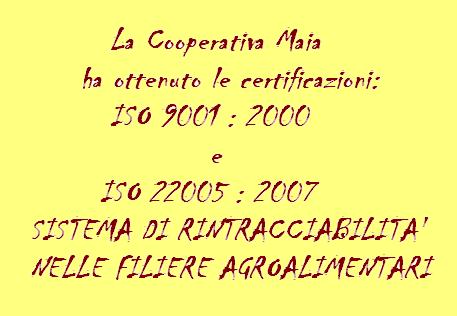 Certificazioni