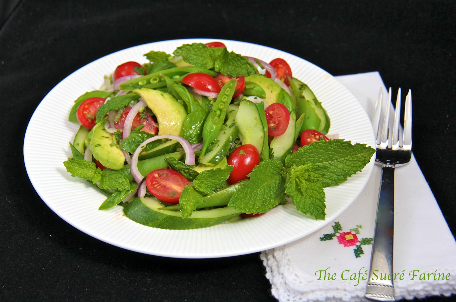 Thai Cucumber & Avocado Salad The Café Sucre Farine