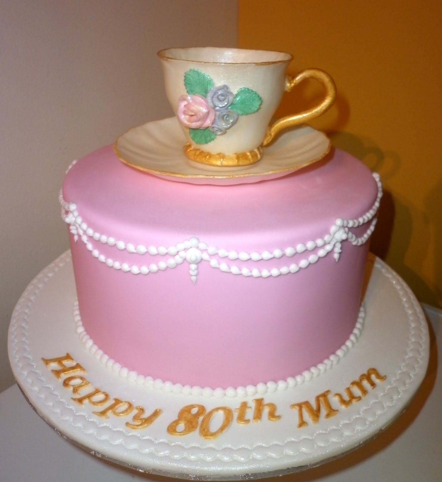 Caketopia Tea Cup and Saucer Cake