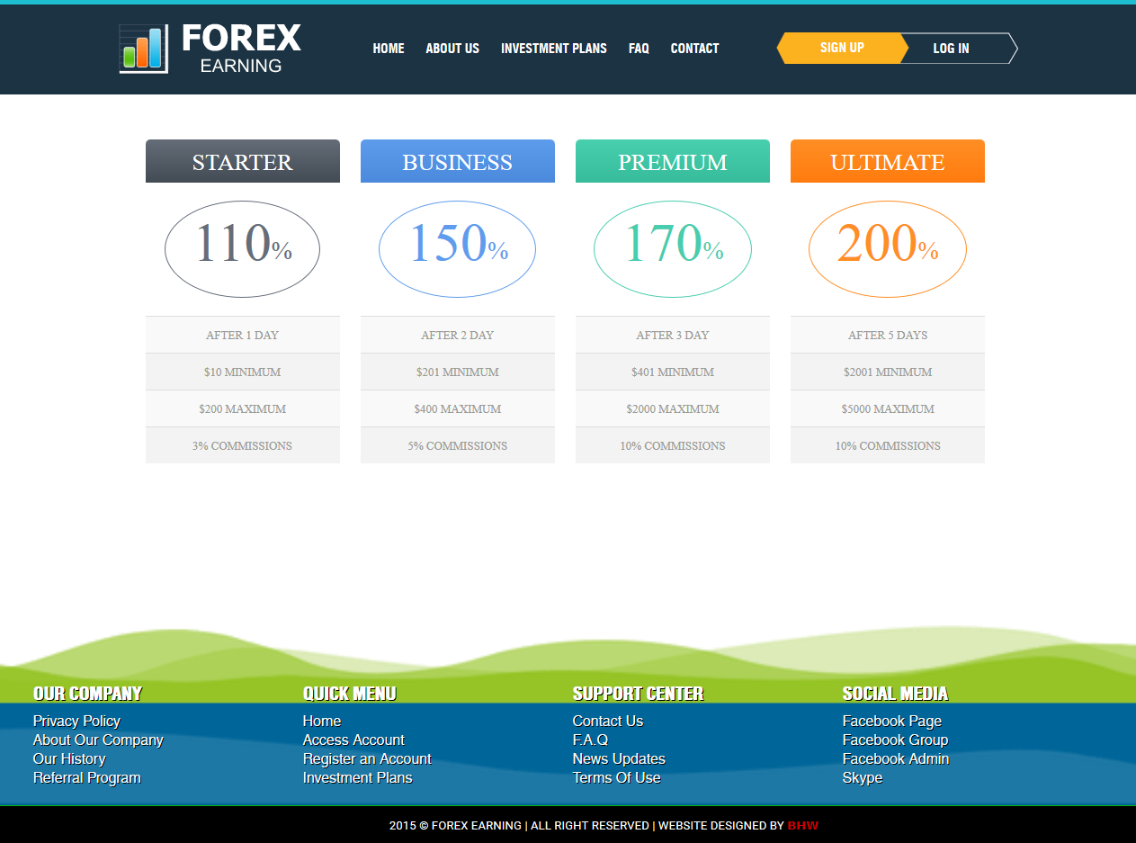Forex email template