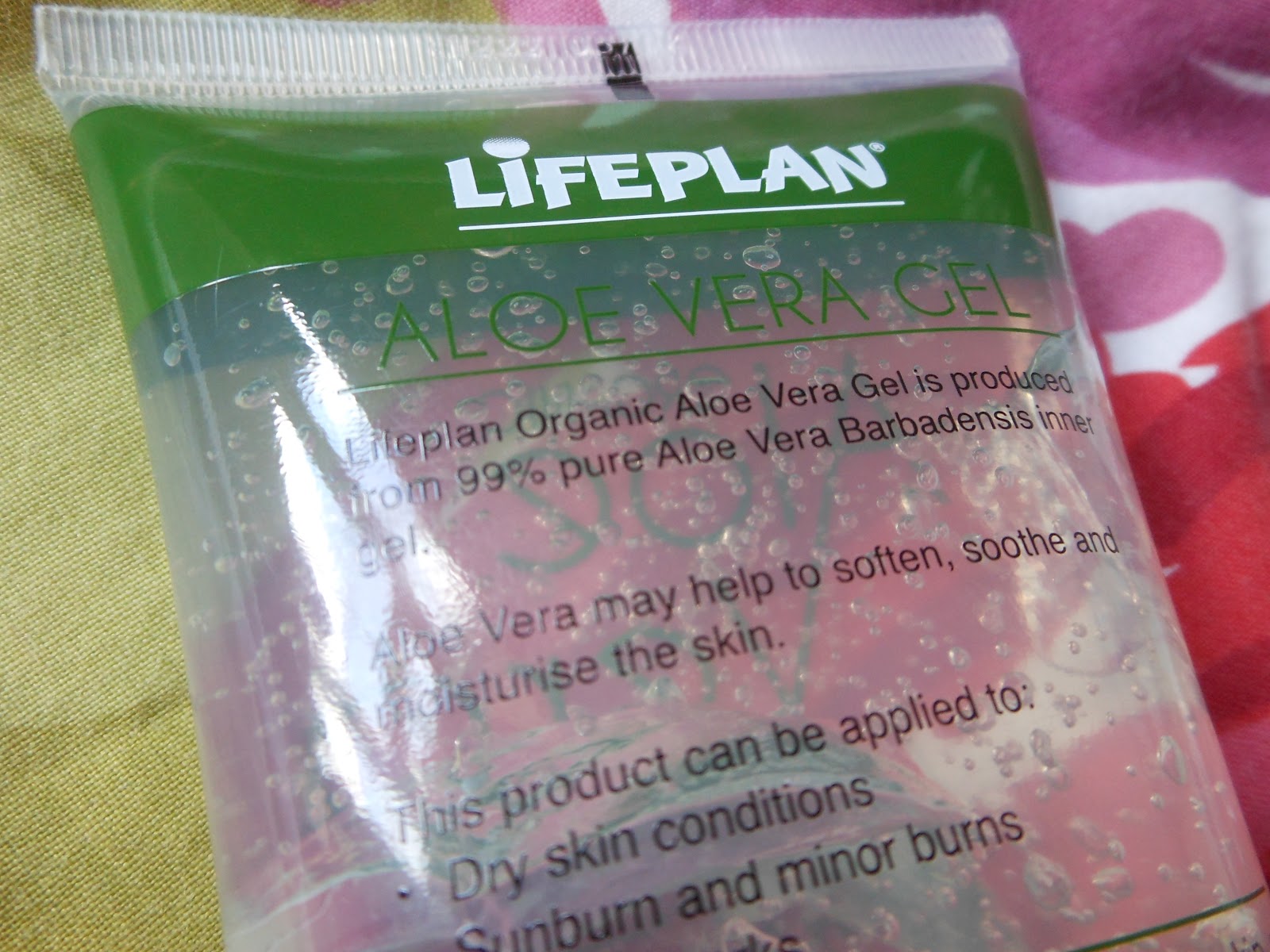 Legs Eleven REVIEW Lifeplan Aloe Vera Gel