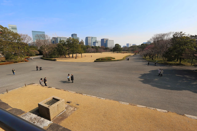Tenshudai Donjon Base of Edo Period was symbolised the authority of the Tokugawa Shogunate but being burnt down at Imperial Palace East Garden in Tokyo, Japan Tenshudai Donjon Base of Edo Period was symbolised the authority of the Tokugawa Shogunate but being burnt down at Imperial Palace East Garden in Tokyo, Japan