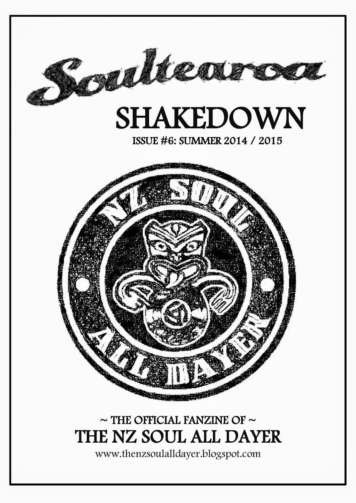Soultearoa Shakedown fanzine