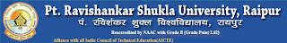 Annual Exam Time Table 2013 of Pt Ravishankar Shukla University