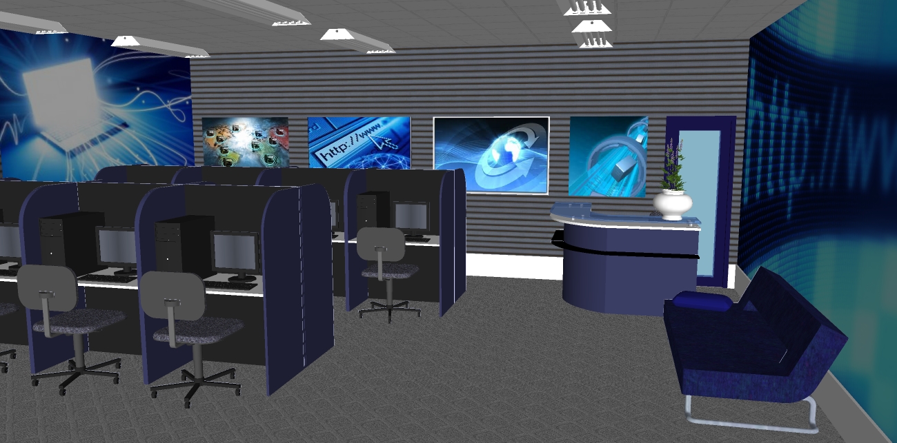 FRED FRAZÃO Design de Interiores Lan House