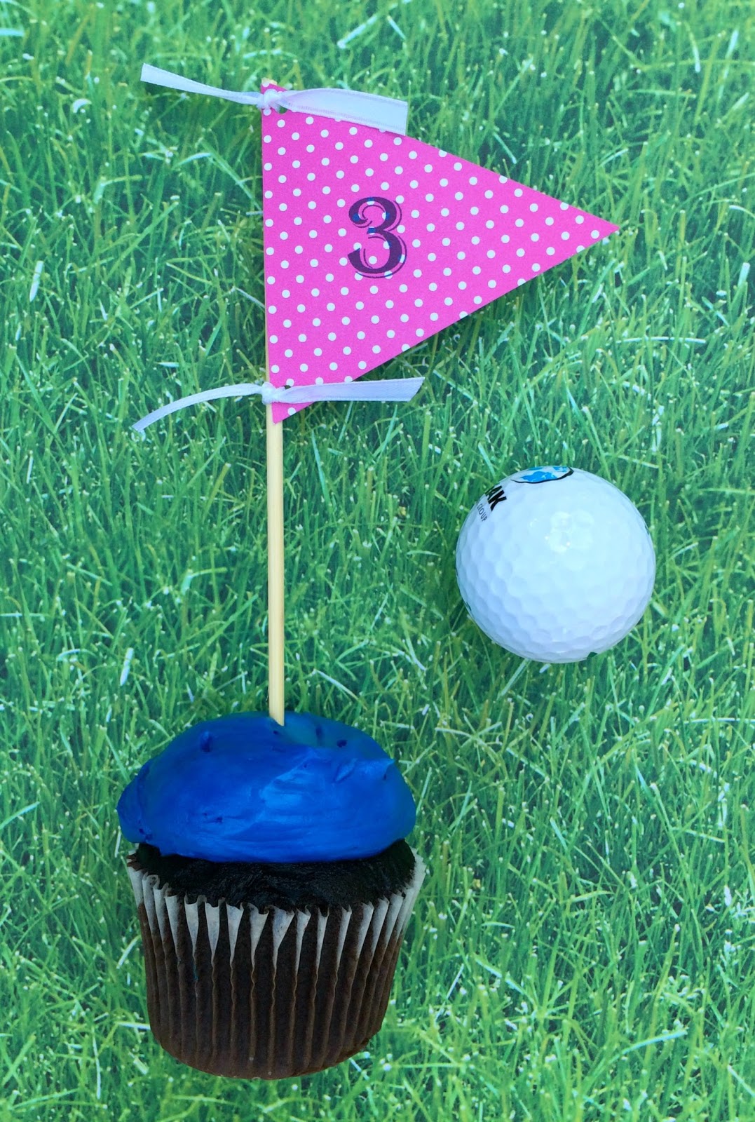 Jac o' lyn Murphy Golf Flag Cupcakes