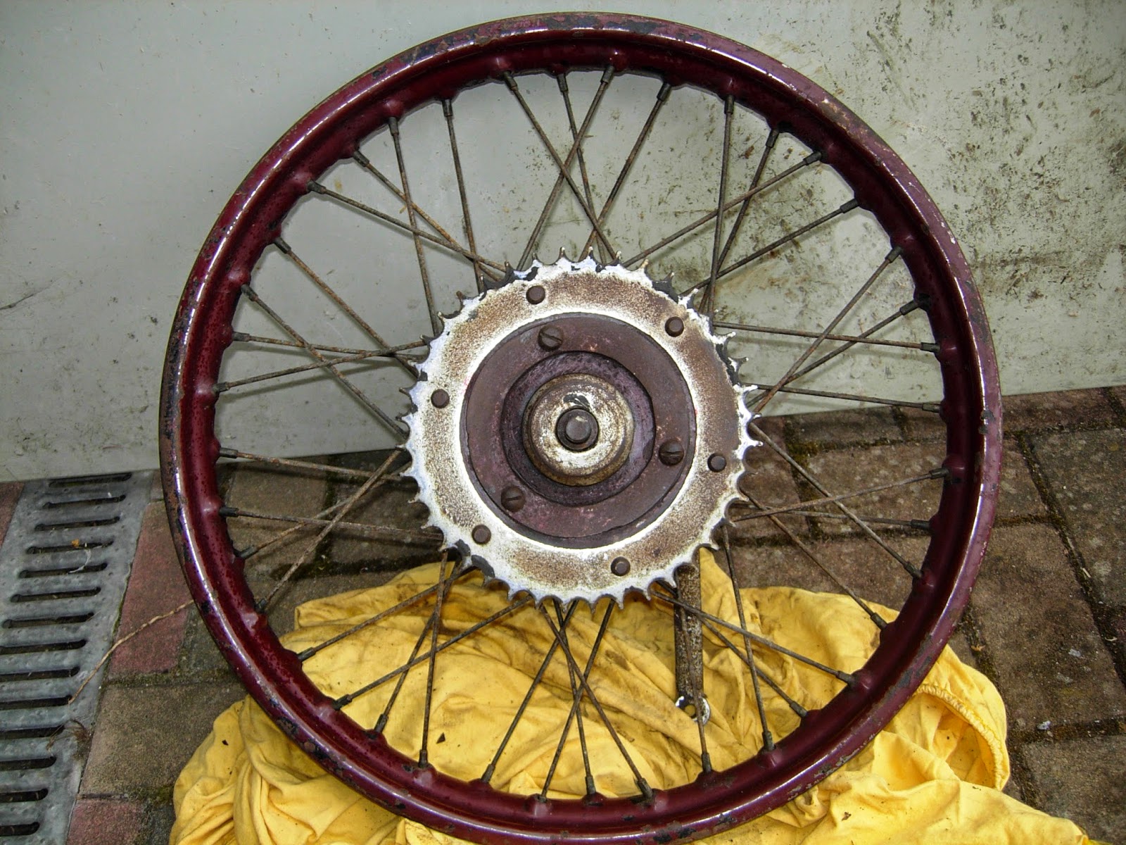 Vintage Norton Motorcycles c1929 Norton wheels SOLD