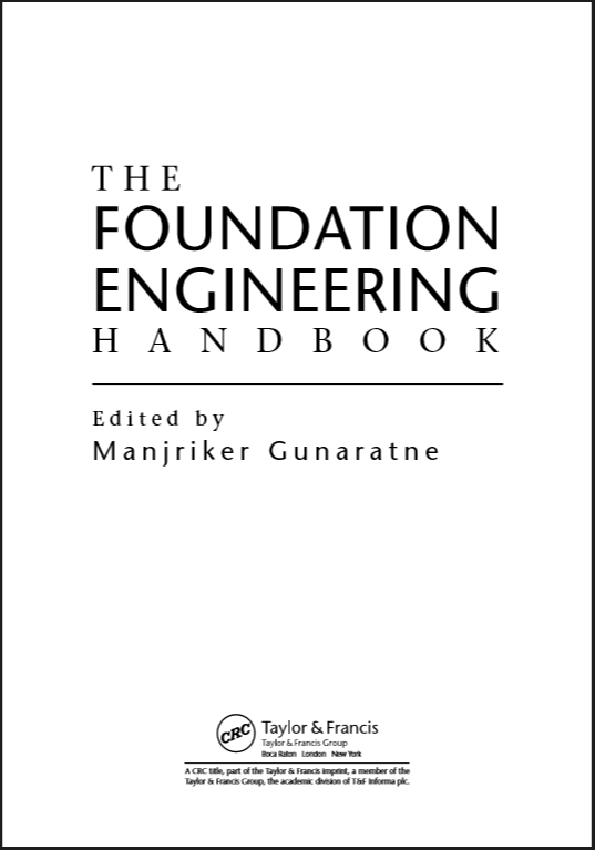 Foundation engineering handbook 2nd ed 2017 malestrom