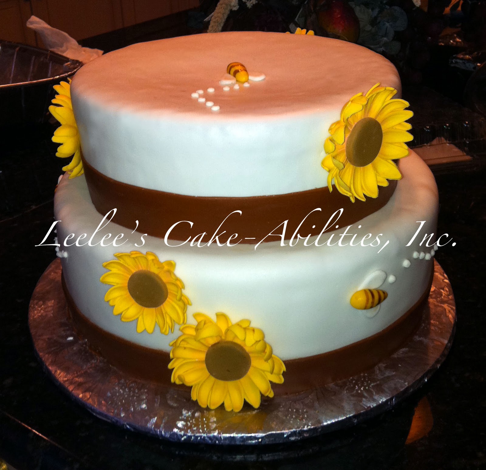 Leelees Cakeabilities Sunflower Cake Leelees Cakeabilities Sunflower Cake