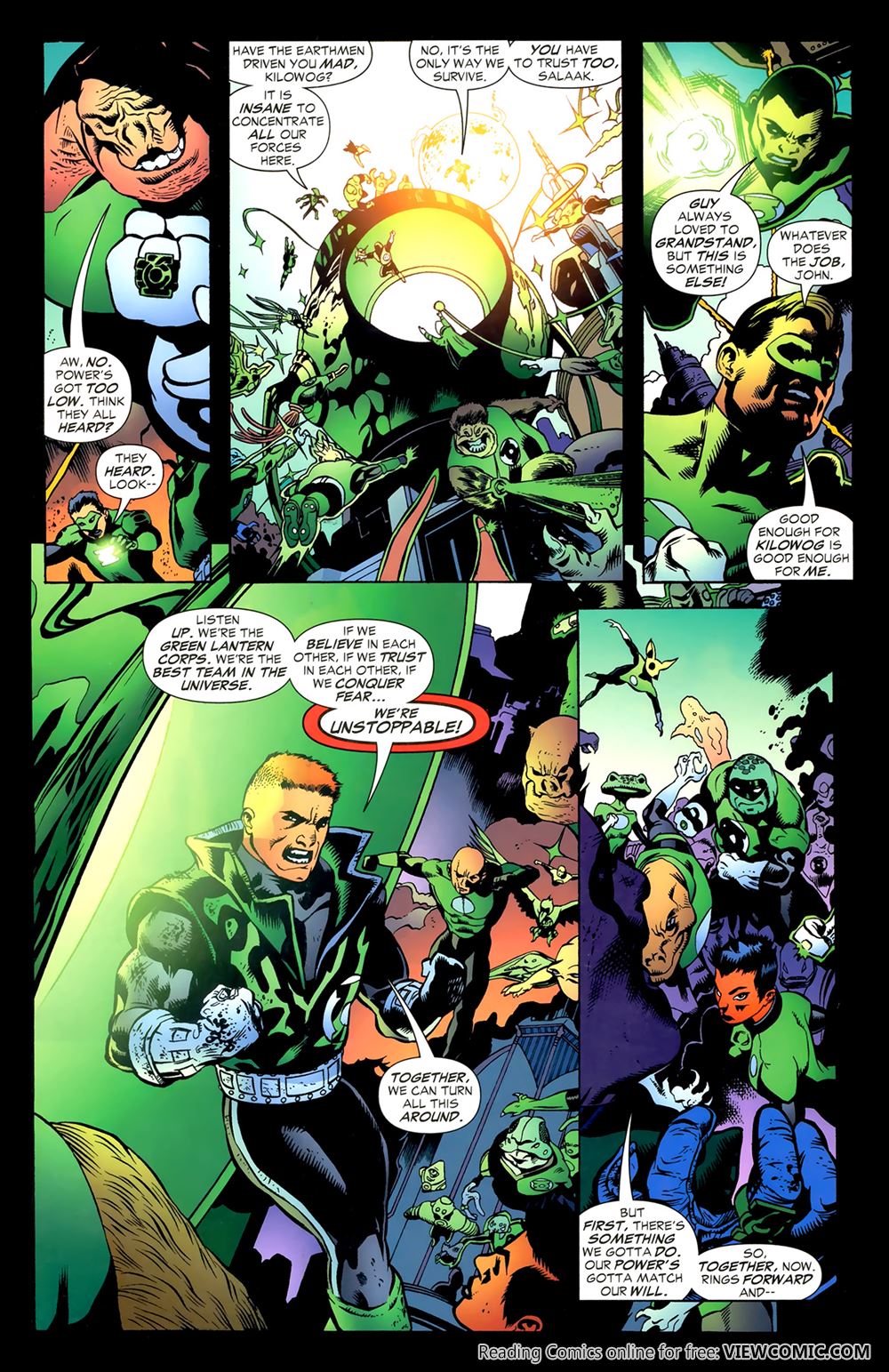 green lantern corps recharge 05 of 5 2006 reading comics