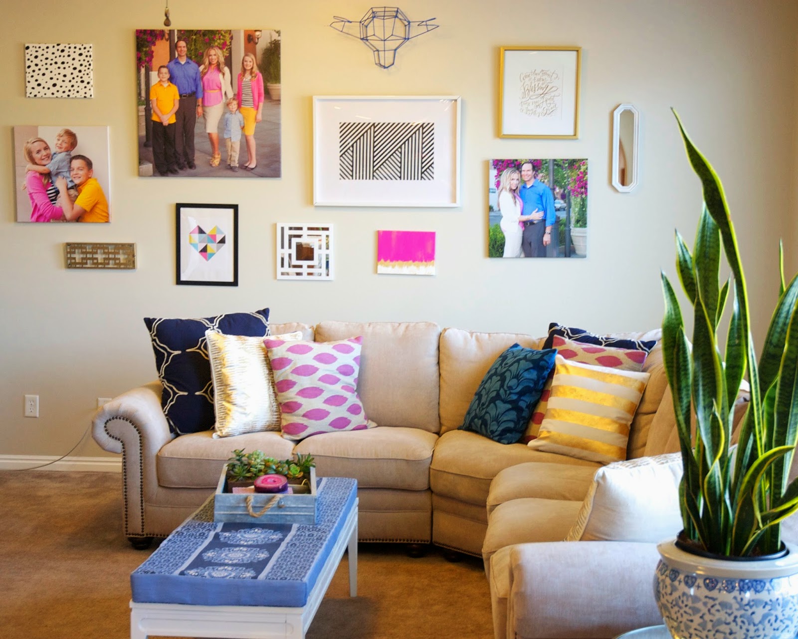 restlessrisa Gold Leaf Pillow DYI