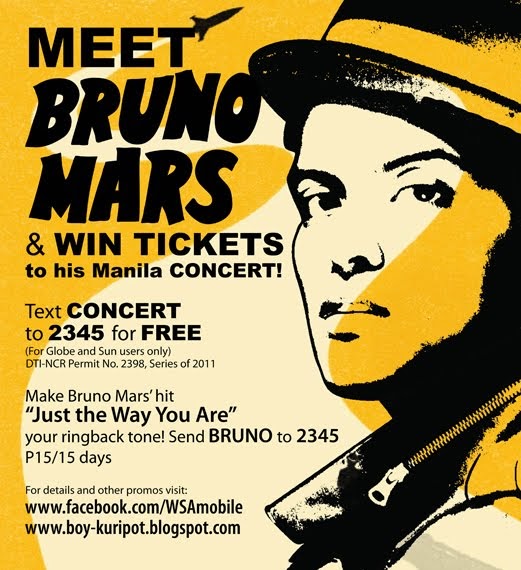 Coupon code bruno mars