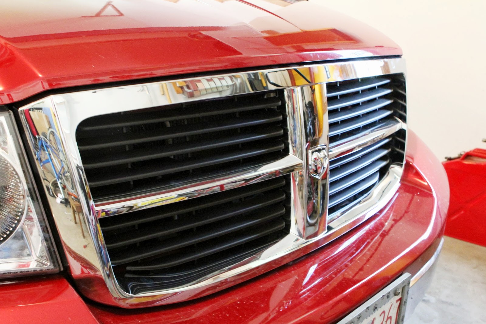 Bubbled Chrome Front Grill Replacement 2007 Dodge Durango