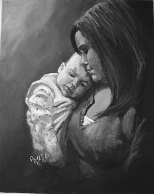 Mothers love painting